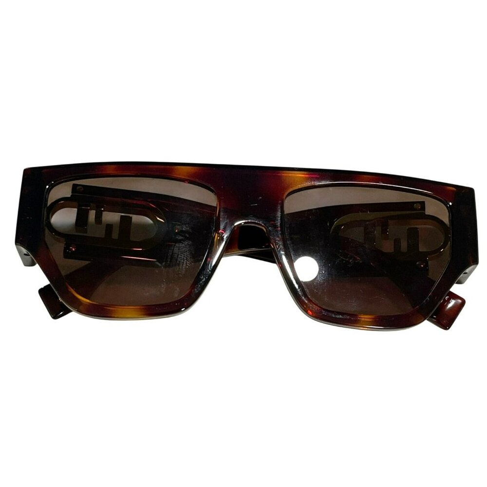 New Fendi Tortoiseshell FF Rectangular Sunglasses… - image 7